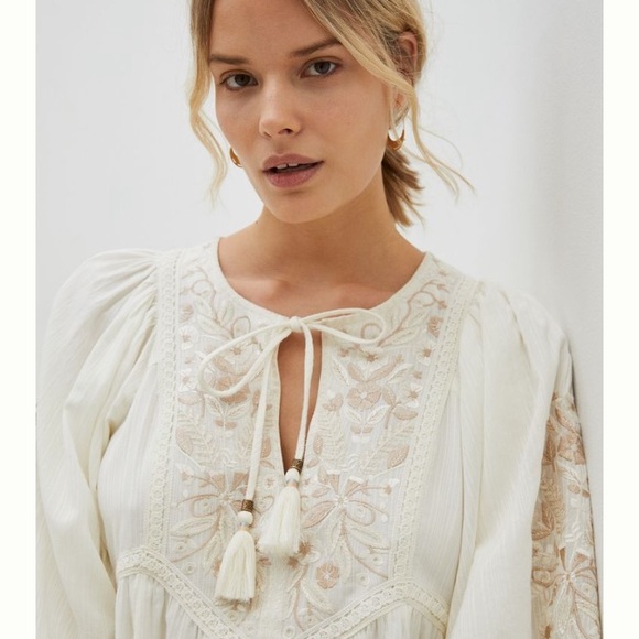 Viveka embroidered lace mini dress - Picture 3 of 10